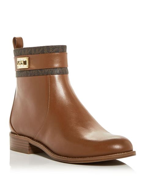 michael kors sterling bootie|Michael Kors low heel boots.